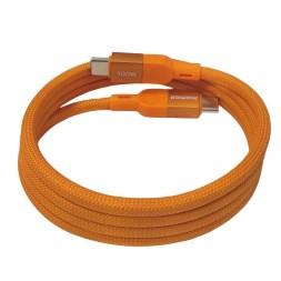 Usb Кабель-зарядка Type-C на Type-C Momax Mag.Link 100W DC35M 1м оранжевый