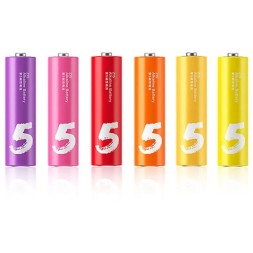 Батарейки ZMI Rainbow ZI5 тип AA 24 шт цветные