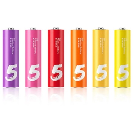  Батарейки ZMI Rainbow ZI5 тип AA 24 шт цветные
