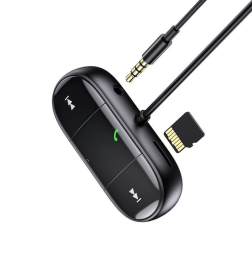 FM трансмиттер Hoco DE7 черный