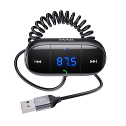 FM трансмиттер Hoco DE7 черный