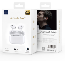 Беспроводные наушники TWS WIWU Airbuds Pro SE белые