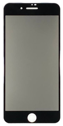 Защитное стекло для i-Phone 7 Plus/8 Plus Анти-Шпион чёрное