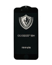 Защитное стекло для i-Phone 6/7/8 OG чёрное