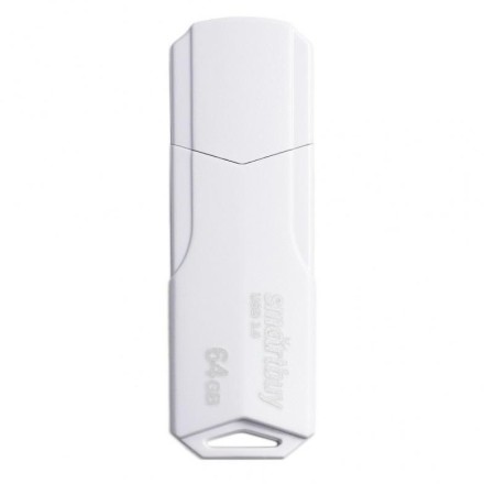  USB флеш накопитель Smartbuy 64GB Clue White (SB64GBCLU-W)