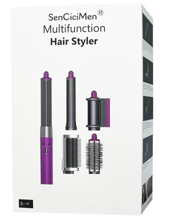  Мультистайлер SenCiciMen X9 EU( европейской вилкой) Насадок 4шт розовая
