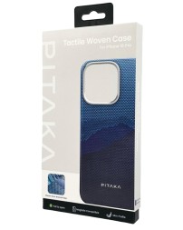 Накладка для i-Phone 16 Pro 6.3" Pitaka StarPeak Tactile Woven case (Over the horizon)