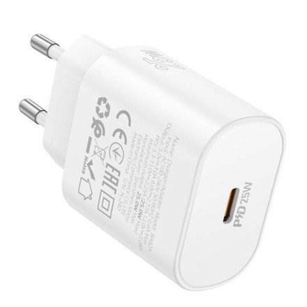  Сетевое зар. устр. Borofone BA82A 1C 25W 3A белое