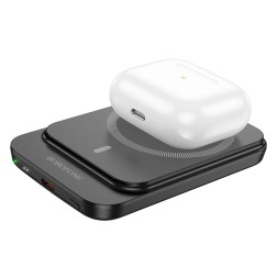 Powerbank с беспроводной зарядкой MagSafe Borofone BJ63 5000mAh USB-C 18W/20W черный