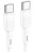  Usb Кабель-зарядка Type-C на Type-C Hoco X83 3A 60W 1м силиконовый белый