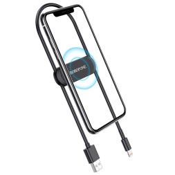 Держатель в автомобиль на торпеду Borofone BH28 магнитный черный