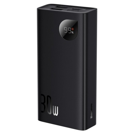  Powerbank Baseus Adaman2 10000mAh 2USB/1USB-C 30W (PPAD040101) черный