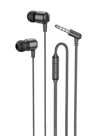  Стереонаушники Borofone BM84 с микрофоном 1.2м черные