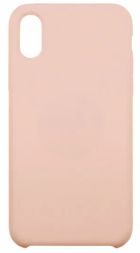 Чехол-накладка i-Phone X/XS Silicone icase №19 песочно-розовая