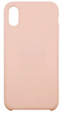  Чехол-накладка i-Phone X/XS Silicone icase №19 песочно-розовая