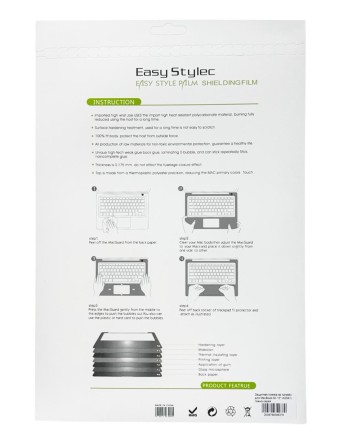  Защитная пленка на топкейс для MacBook Air 15&quot; (A2941) темно-серая