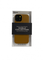 Накладка для i-Phone 14 Plus K-Doo Noble кожаная коричневая