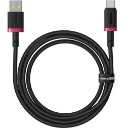 Usb Кабель-зарядка TYPE-C Baseus Dura Series 60W 2м (P10377802U01-03) черно-красный