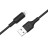  Usb Кабель-зарядка Lightning Hoco X25 Soarer 2A 1м силиконовый чёрный
