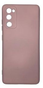  Накладка для Samsung Galaxy S20FE Silicone cover без логотипа пудро