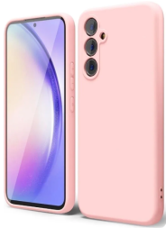 Накладка для Samsung Galaxy S23 Silicone cover без логотипа розовая