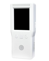 Портативная ручная метеостанция (температура/влажность/уровень CO2, HCHO, TVOC) Air Detector   белая