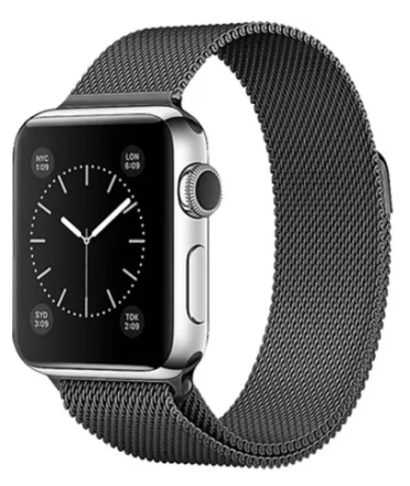  Сменный браслет для Apple Watch 42-44mm Milano №18 тёмно-серый