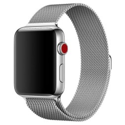 Сменный браслет для Apple Watch 38-40mm ткань липучка белый