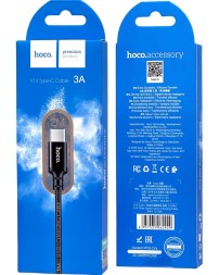 Usb Кабель-зарядка Type-C Hoco X14 Times speed 2.4A 2м в тканевой оплетке черный