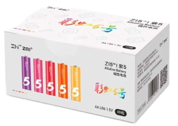Батарейки ZMI Rainbow ZI5 тип AA 40 шт цветные