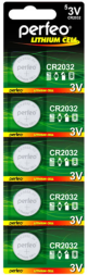 Perfeo CR2032/5BL Lithium Cell