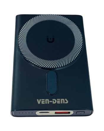  Powerbank магнитный с MagSafe Ven-Dens PB030 10000mAh USB-C 15W/20W синий