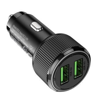  Автомобильное заряд. устр. Hoco NZ14 2USB 36W черный