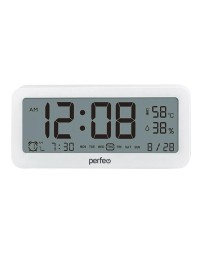 Часы-метеостанция Perfeo Vento (PF-S8826) белые