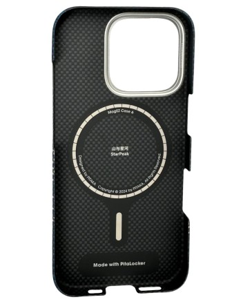  Накладка для i-Phone 16 Pro 6.3&quot; Pitaka StarPeak Tactile Woven case (Milky way galaxy)