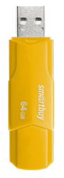 USB флеш накопитель Smartbuy 64GB Clue Yellow (SB64GBCLU-Y)