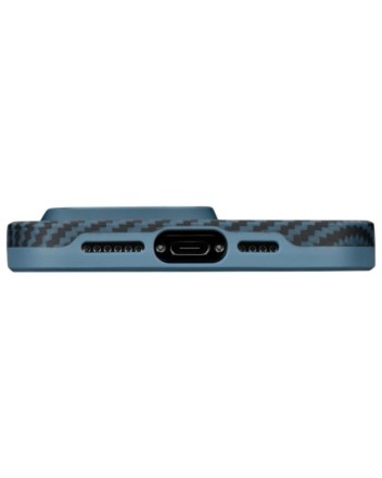  Накладка для i-Phone 15 Pro 6.1&quot; Pitaka MagEZ Case Pro 4 Protective Yet Slim синий, кевлар(арамид)