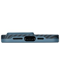 Накладка для i-Phone 15 Pro 6.1&quot; Pitaka MagEZ Case Pro 4  Protective Yet Slim синий, кевлар(арамид)