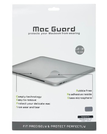  Защитная пленка на корпус для MacBook Air 13&quot; (A2681/A3113) темно-серая
