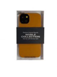 Накладка для i-Phone 14 Plus K-Doo Noble кожаная светло-коричневая