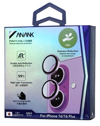  Защитное стекло для задней камеры i-Phone 16 ANANK Pink