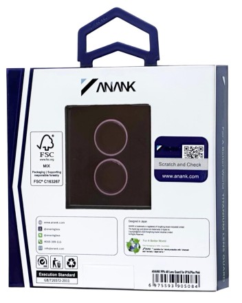  Защитное стекло для задней камеры i-Phone 16 ANANK Pink