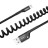  Usb Кабель-зарядка Lightning Baseus Elastic 1м (CALSR-01) 2A черный