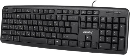 Клавиатура проводная мультимедийная Smartbuy ONE 210 USB чёрная (SBK-210U-K)/20