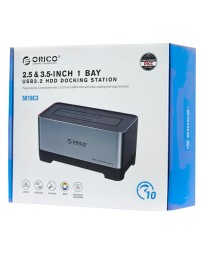 Док-станция для 2 HDD Orico 5818C3-GY 5Gbps USB-C черная