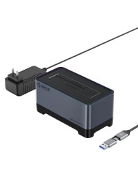 Док-станция для 2 HDD Orico 5818C3-GY 5Gbps USB-C черная