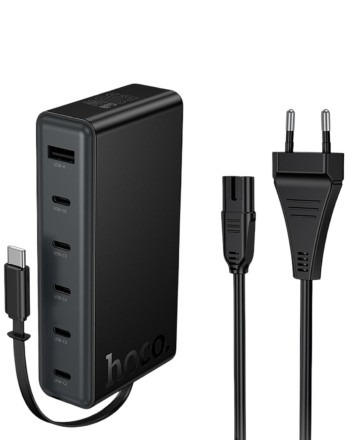  Сетевое зар. устр. Hoco C151A 1USB/5C 50W черное