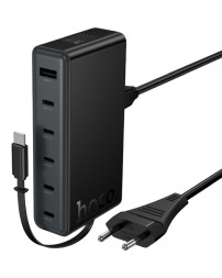 Сетевое зар. устр. Hoco C151A 1USB/5C 50W черное