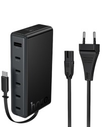 Сетевое зар. устр. Hoco C151A 1USB/5C 50W черное