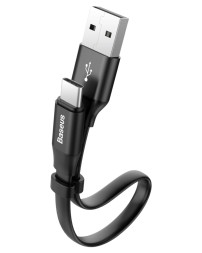 Usb Кабель-зарядка TYPE-C Baseus Nimble 23см (CATMBJ-01) черный